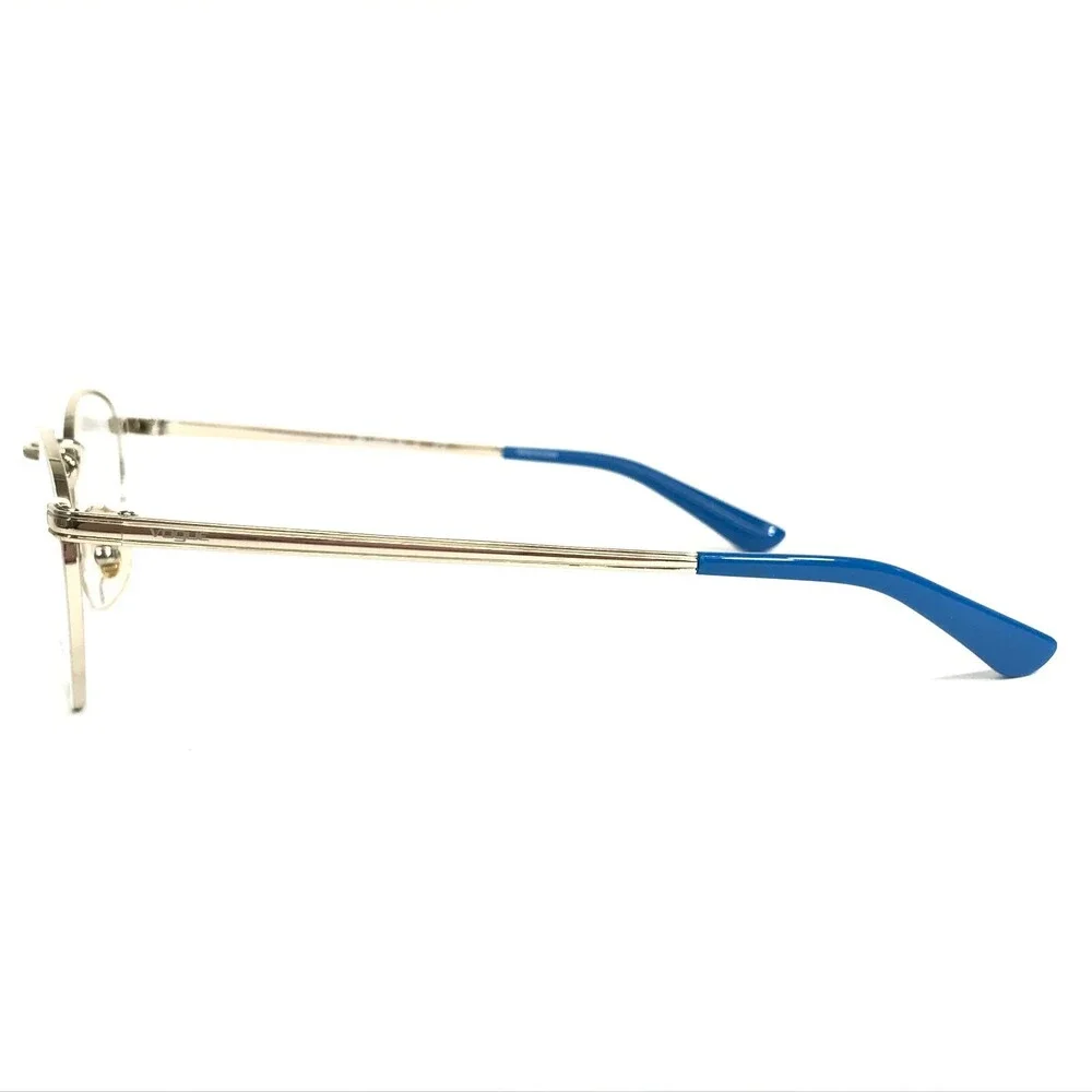 Vogue Eyeglasses Frames VO4084 848 White Gold Round Full Rim 50-20-135